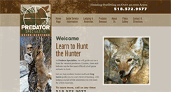 Desktop Screenshot of predatorspecialties.com